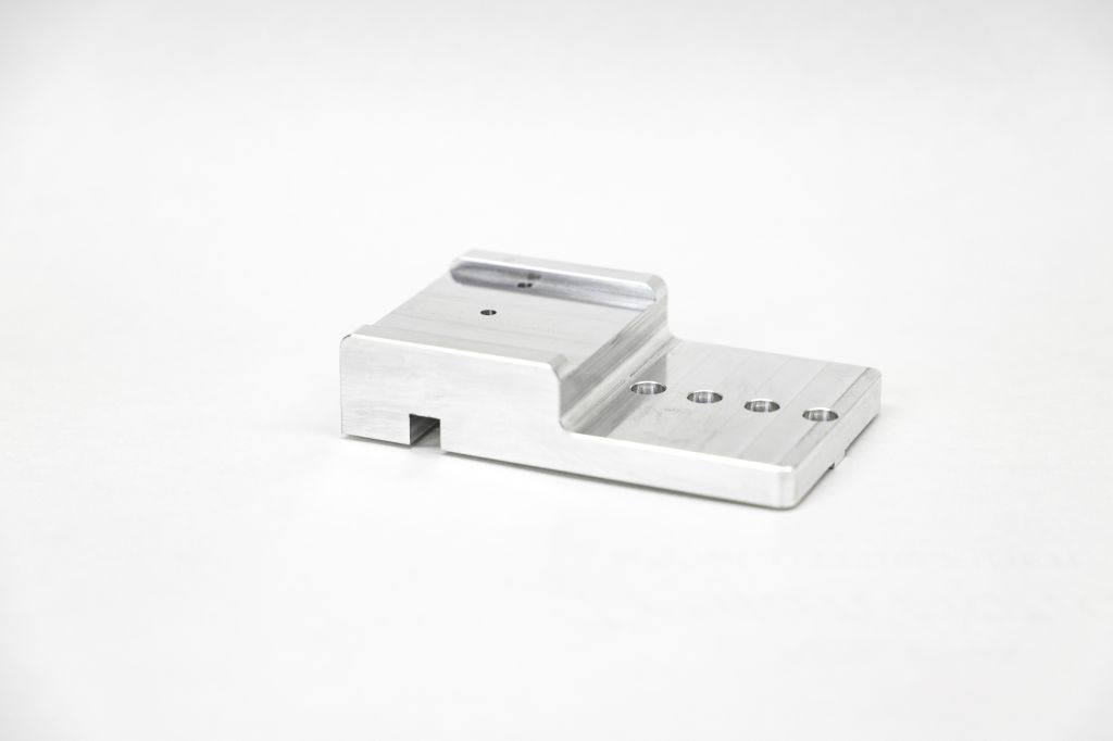 Machined aluminum bracket