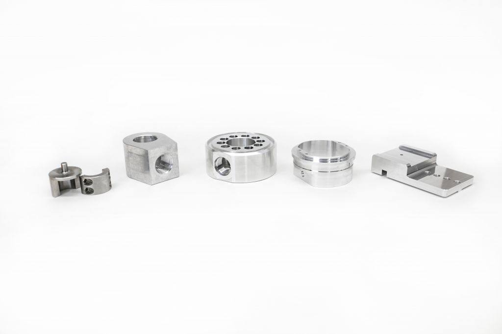 Machined aluminum components