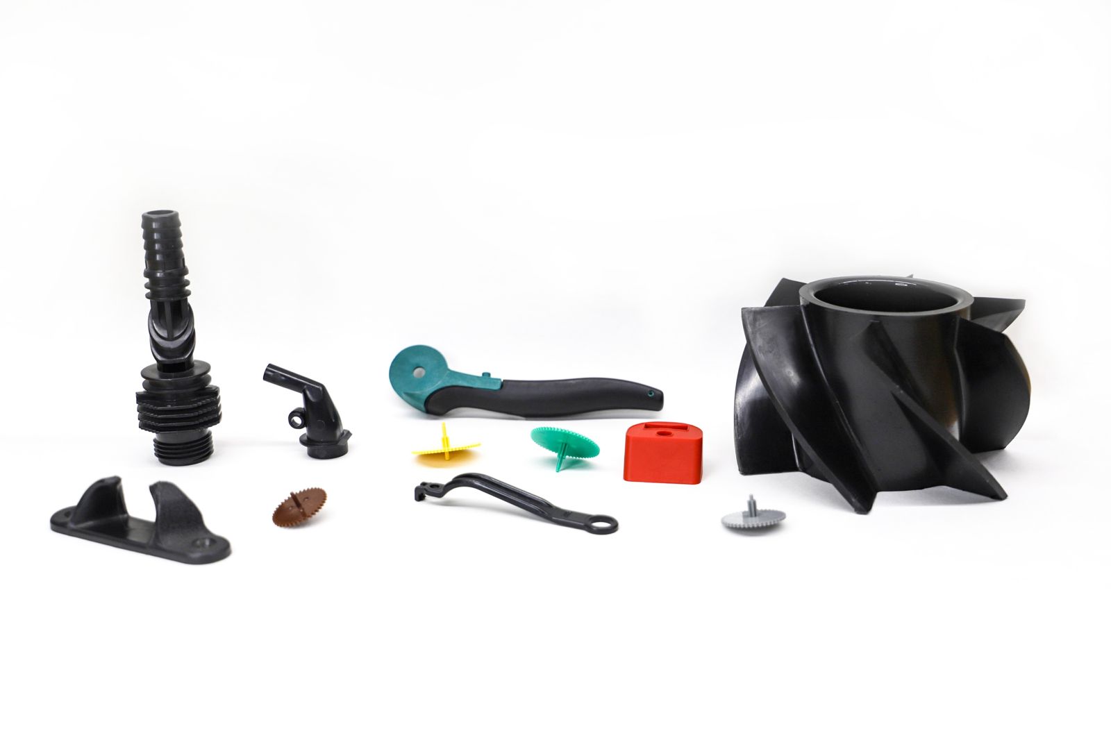 Assorted injection molded parts