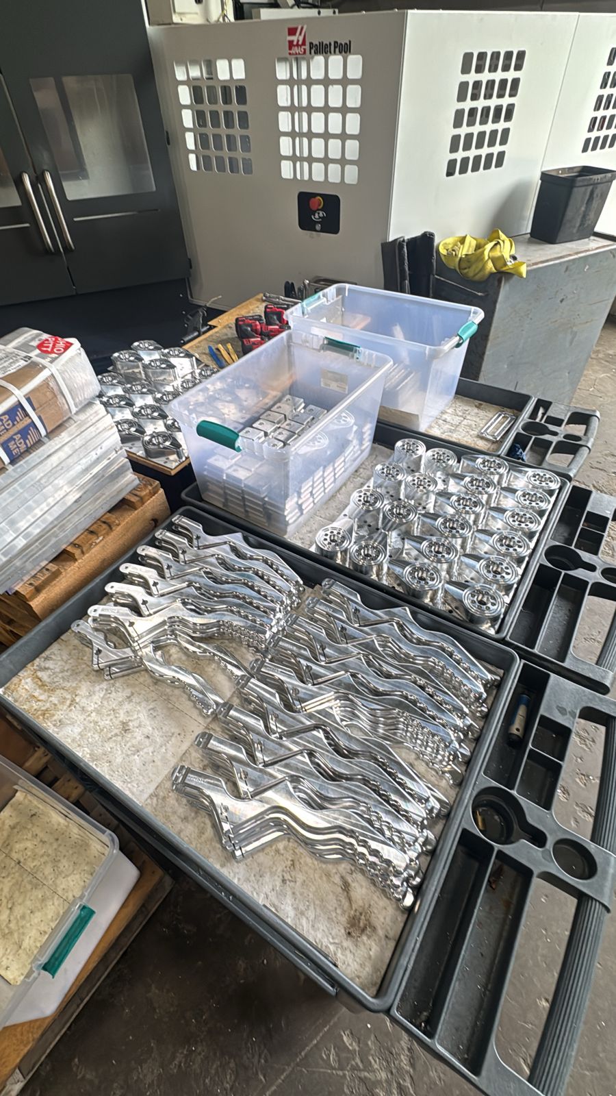 Parts off the Haas pallet pool